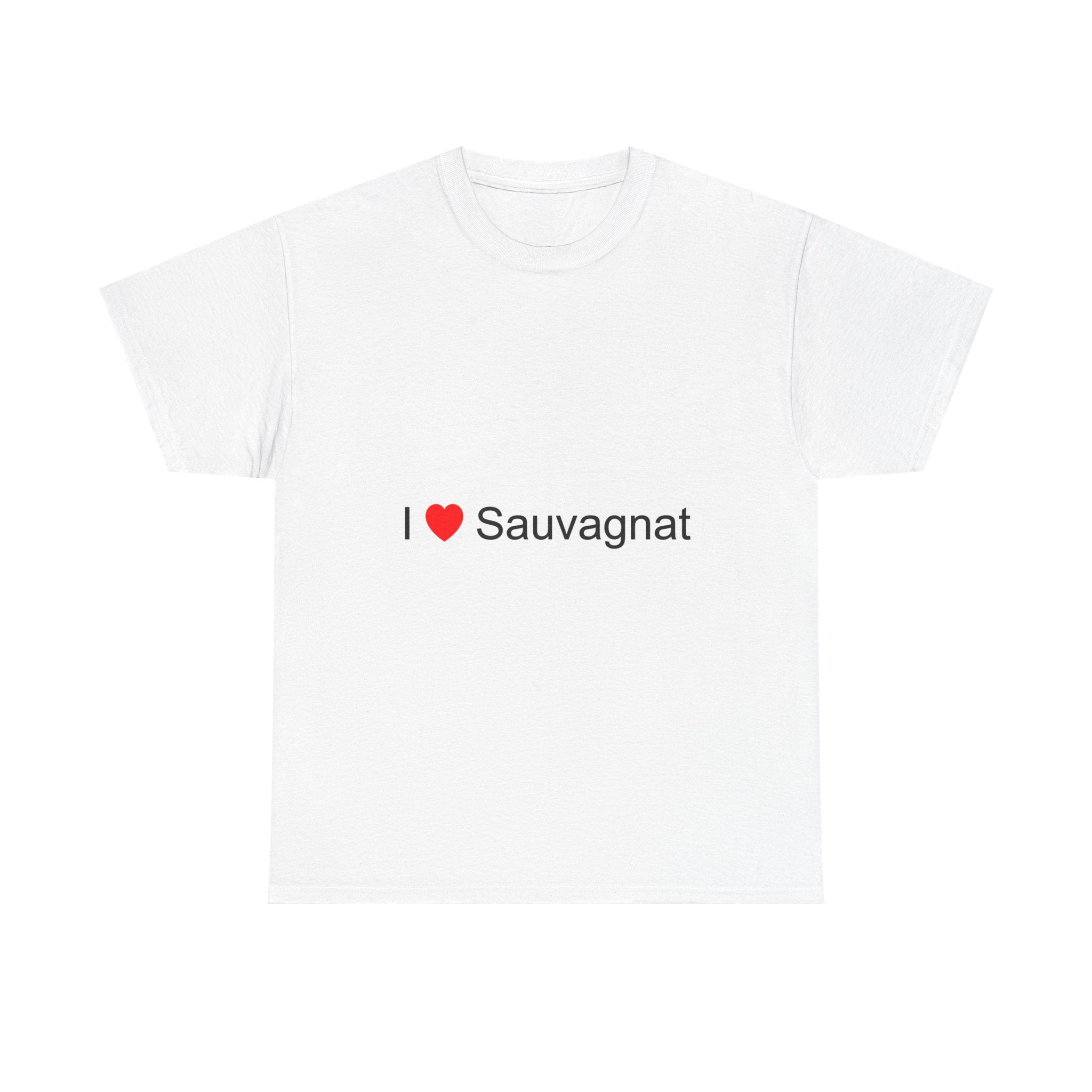 T-shirt I love Sauvagnat