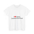 T-Shirt Ich liebe Saint-Laurent-du-Pont