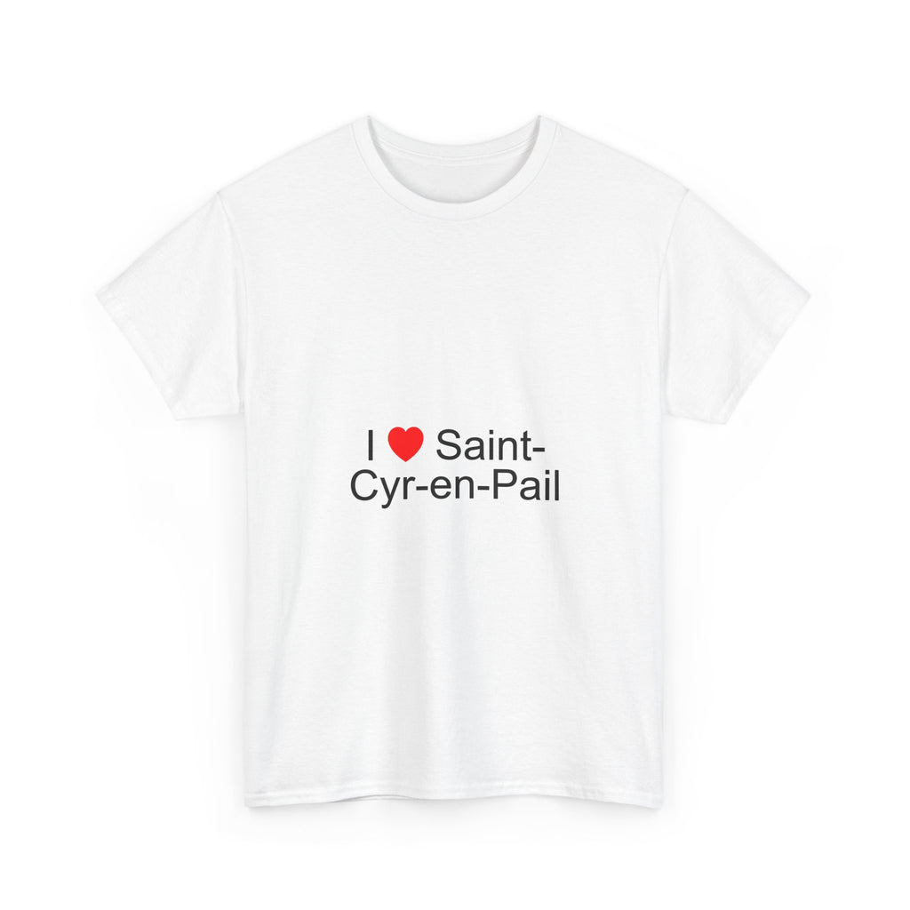 T-shirt I love saint-cyr-en-pail