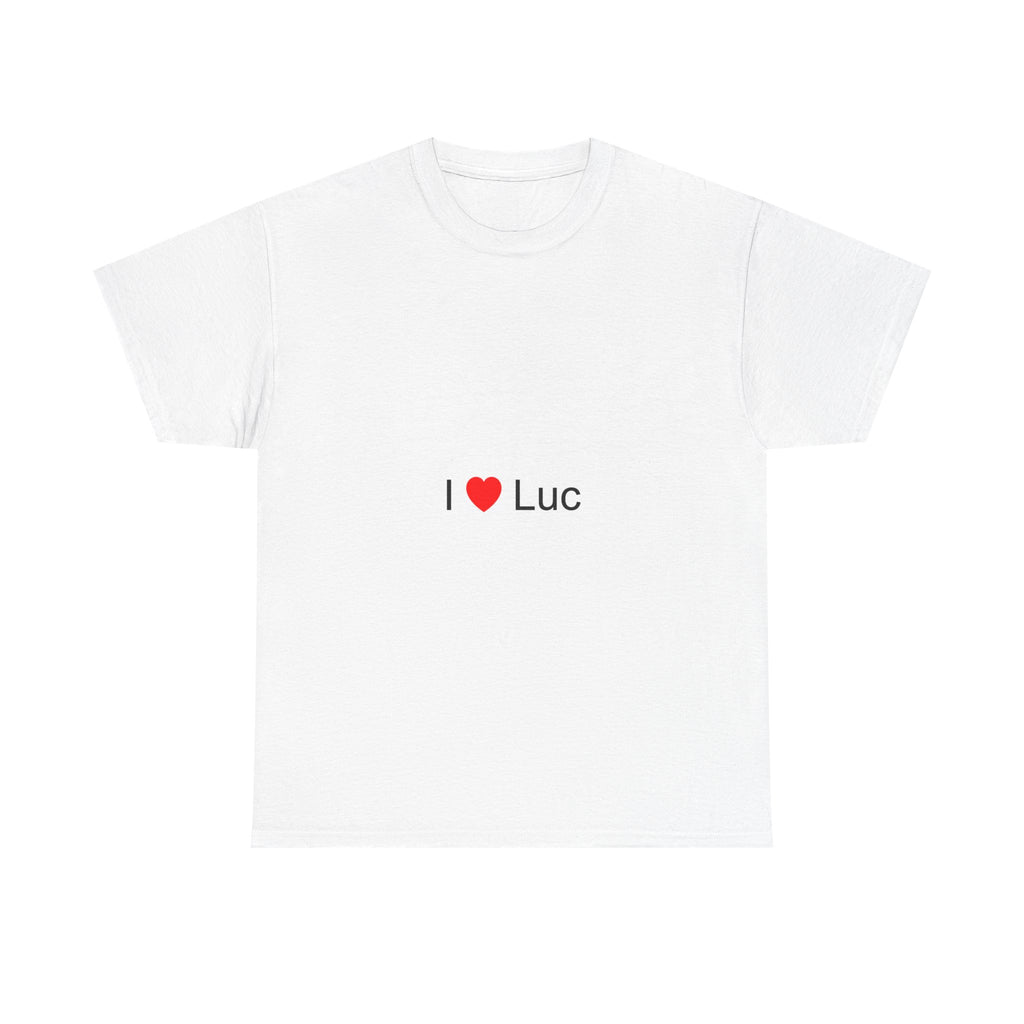 T-shirt I love luc