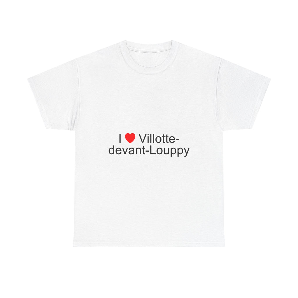 T-shirt I love villotte-devant-louppy