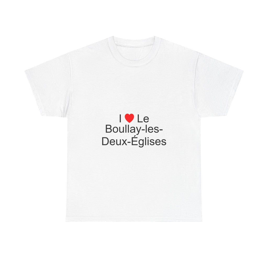 T-shirt I love le boullay-les-deux-églises