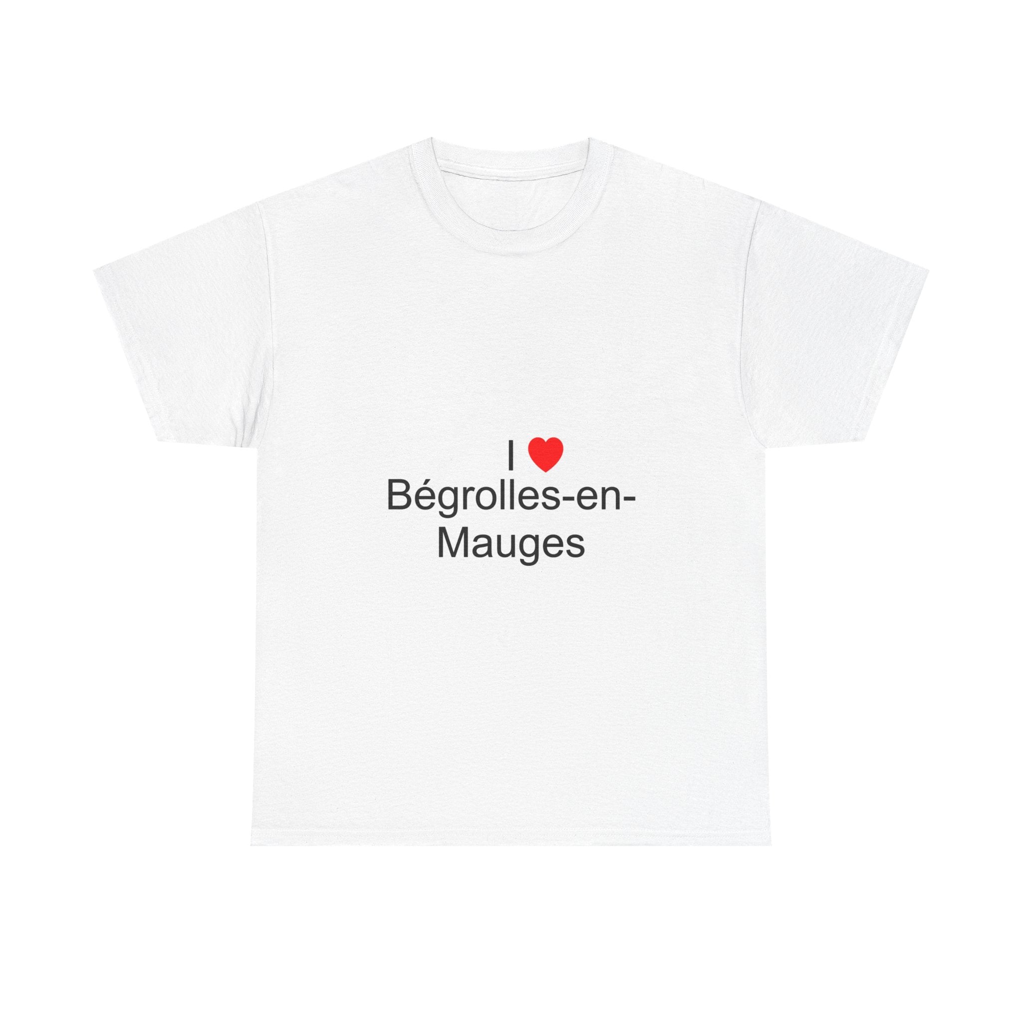 T-shirt I love bégrolles-en-mauges