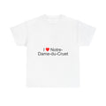 T-shirt I love notre-dame-du-cruet