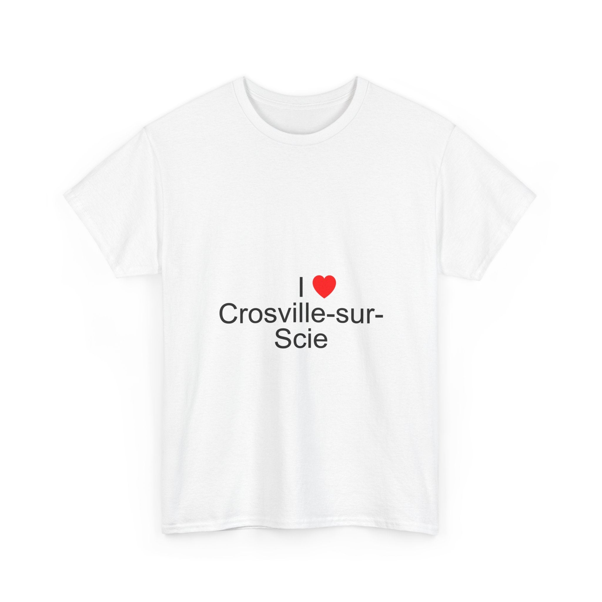 T-shirt I love crosville-sur-scie