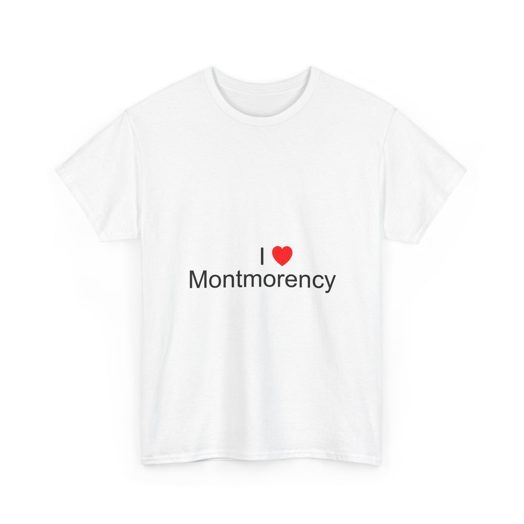 T-Shirt Ich liebe Montmorency