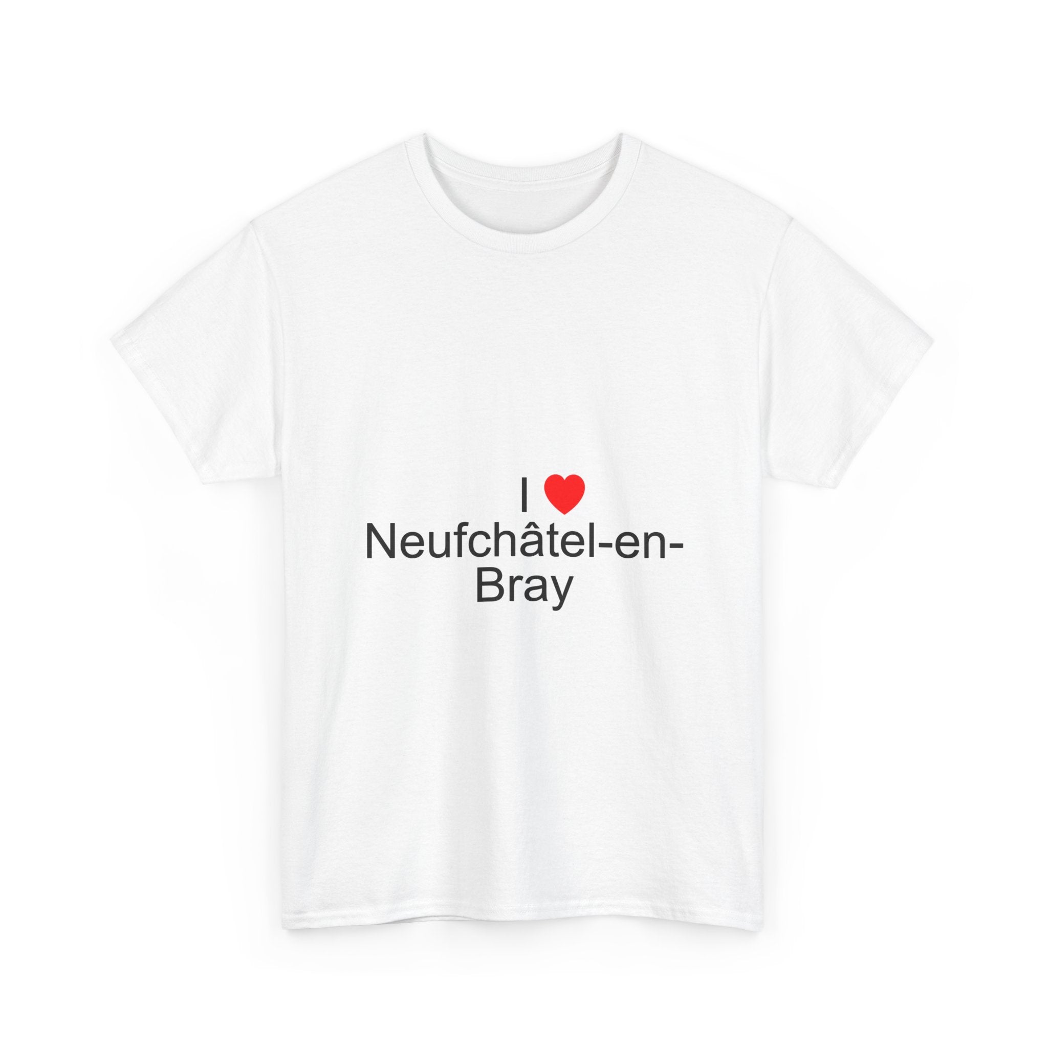 T-shirt I love neufchâtel-en-bray