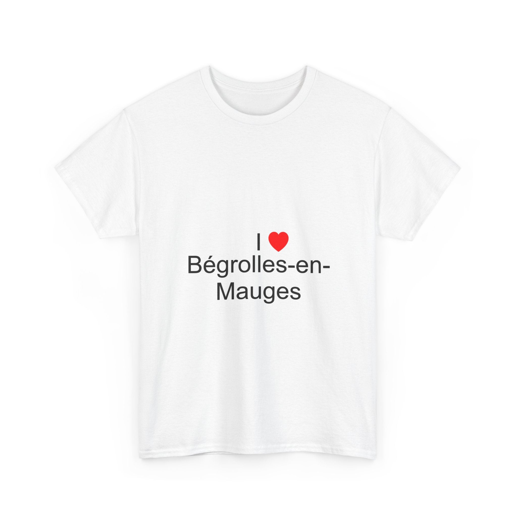 T-shirt I love bégrolles-en-mauges