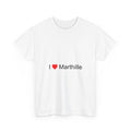 T-Shirt I love Marthille