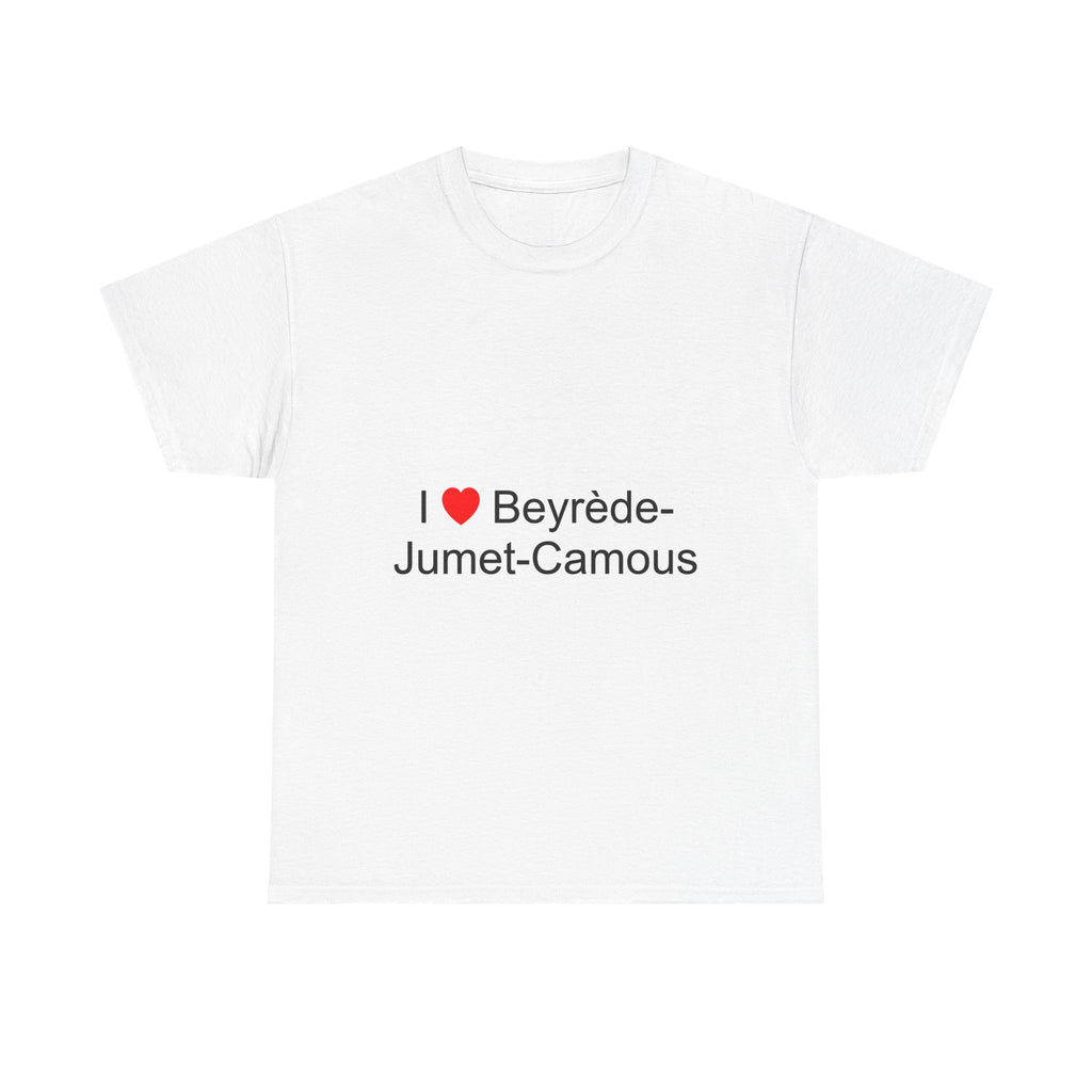 T-Shirt Ich liebe Beyrède-Jumet-Camous