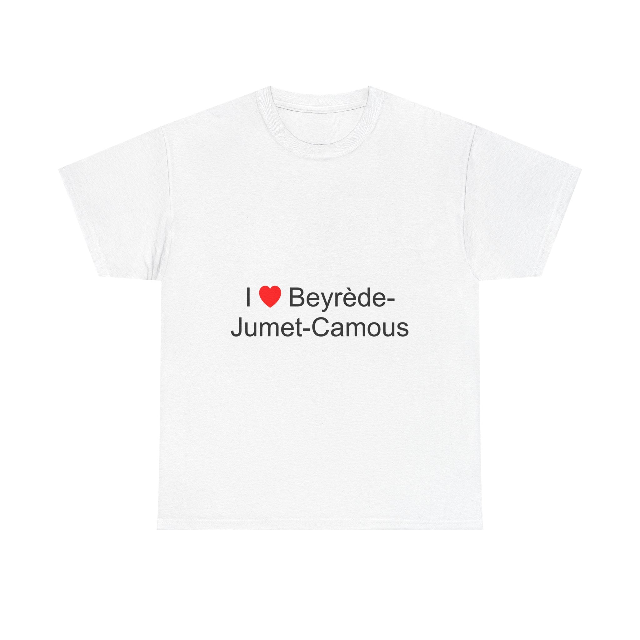 T-shirt I love beyrède-jumet-camous