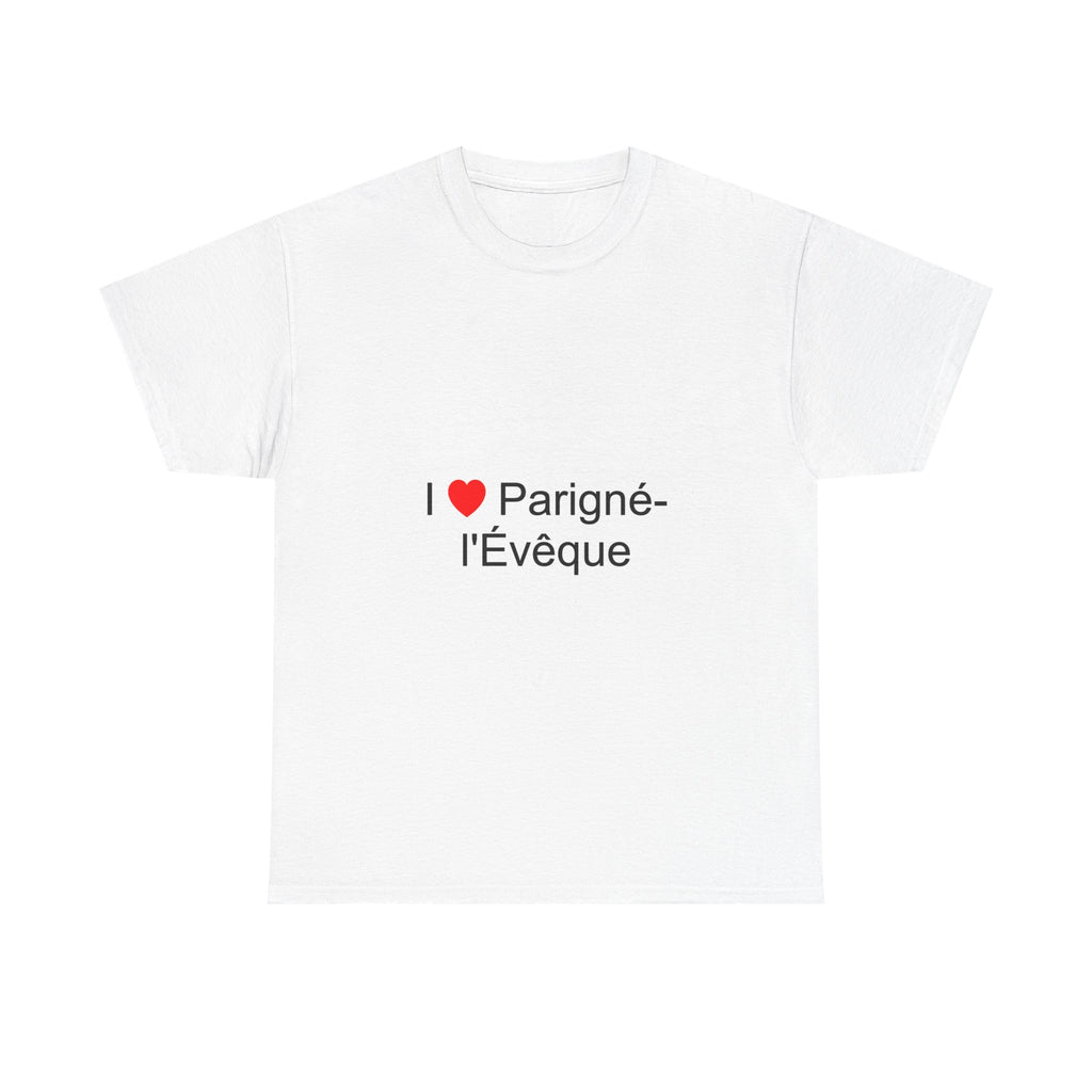 T-shirt I love parigné-l'évêque