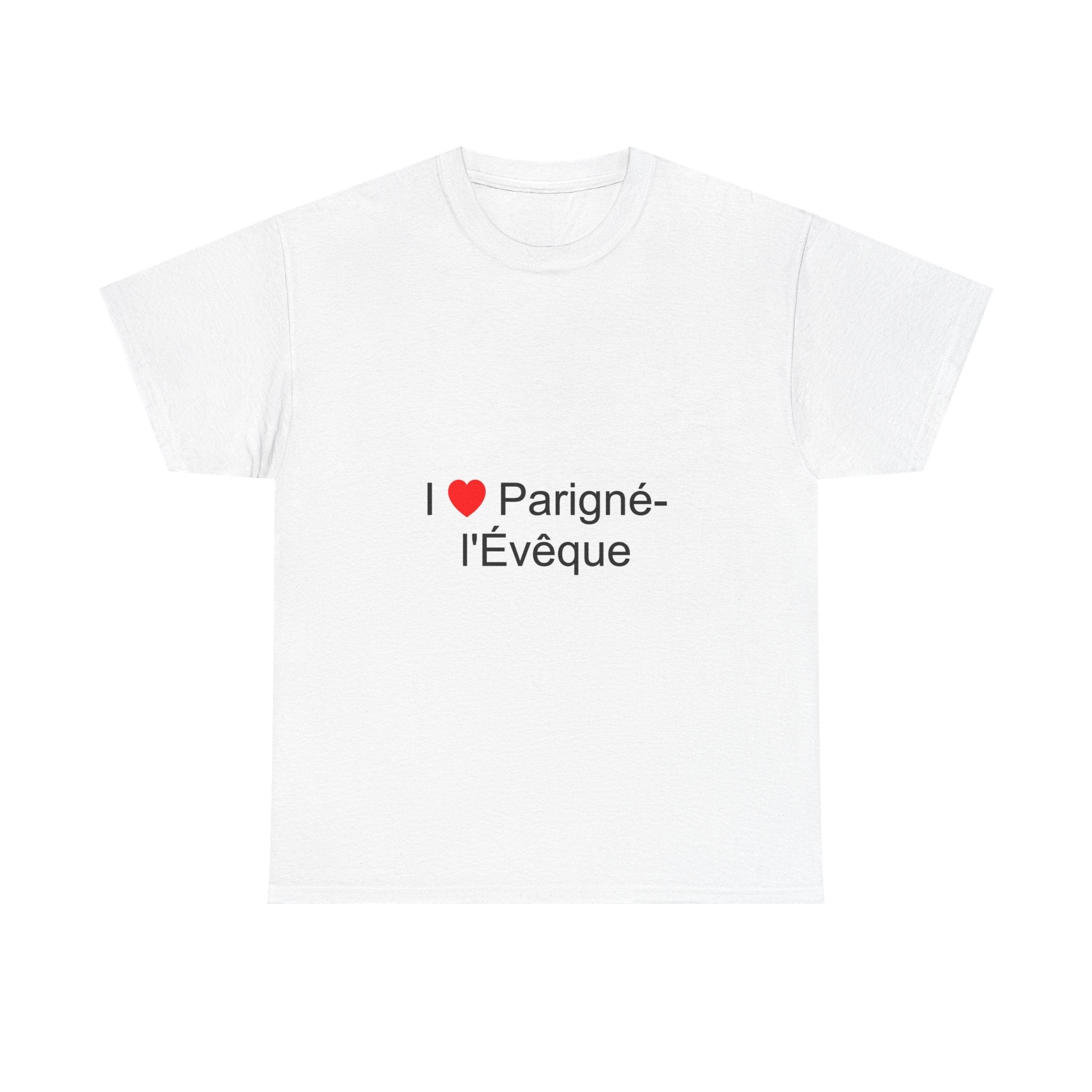T-shirt I love parigné-l'évêque
