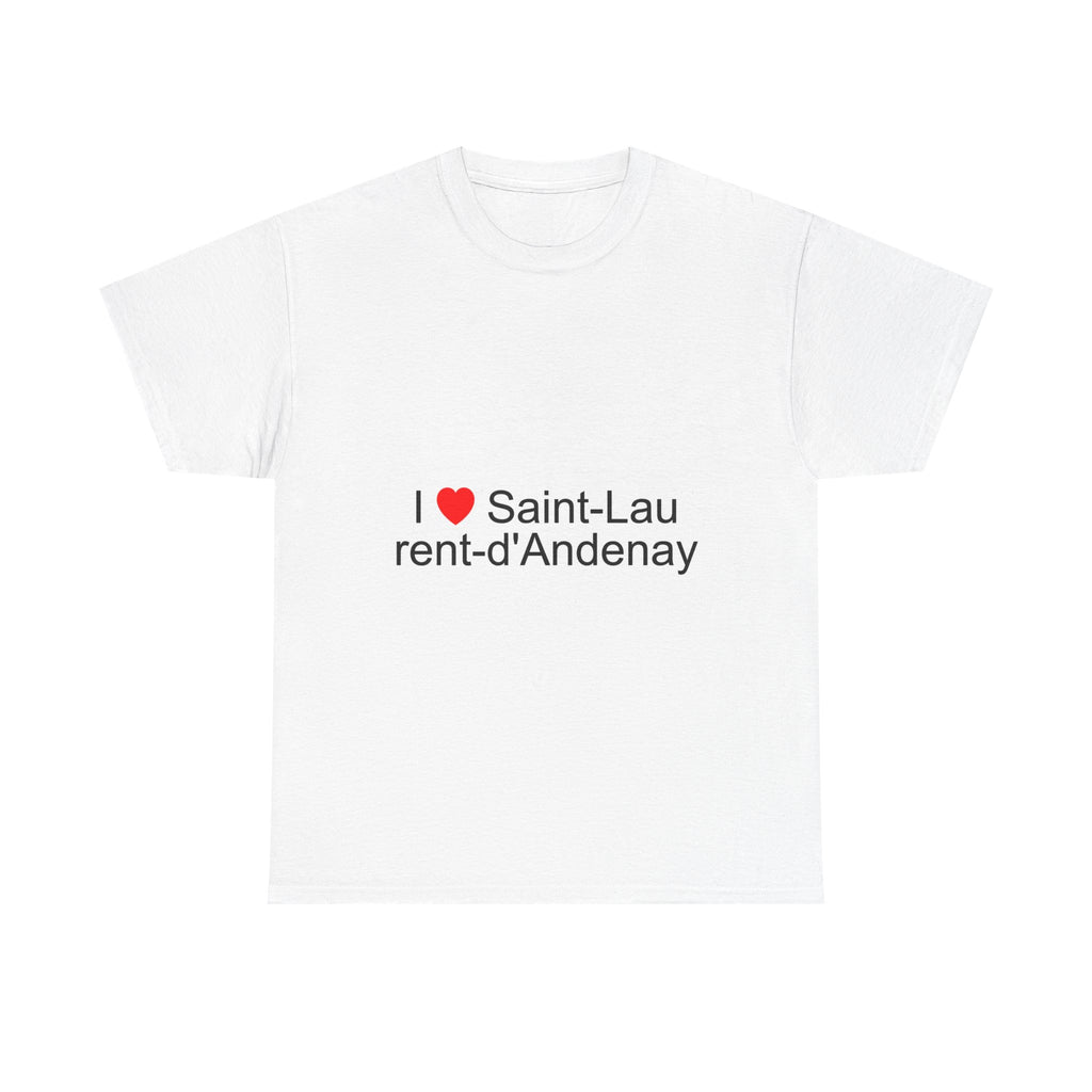 T-shirt I love saint-laurent-d'andenay