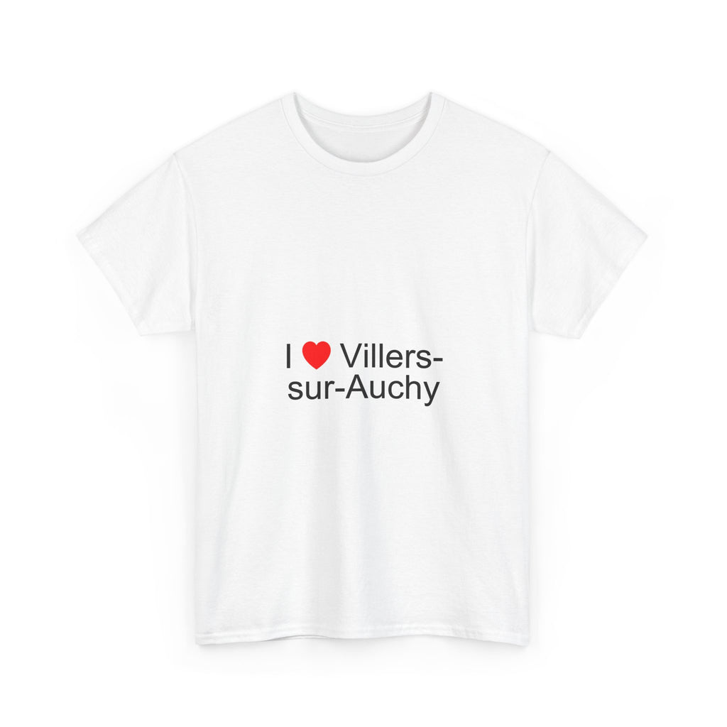 T-shirt I love villers-sur-auchy
