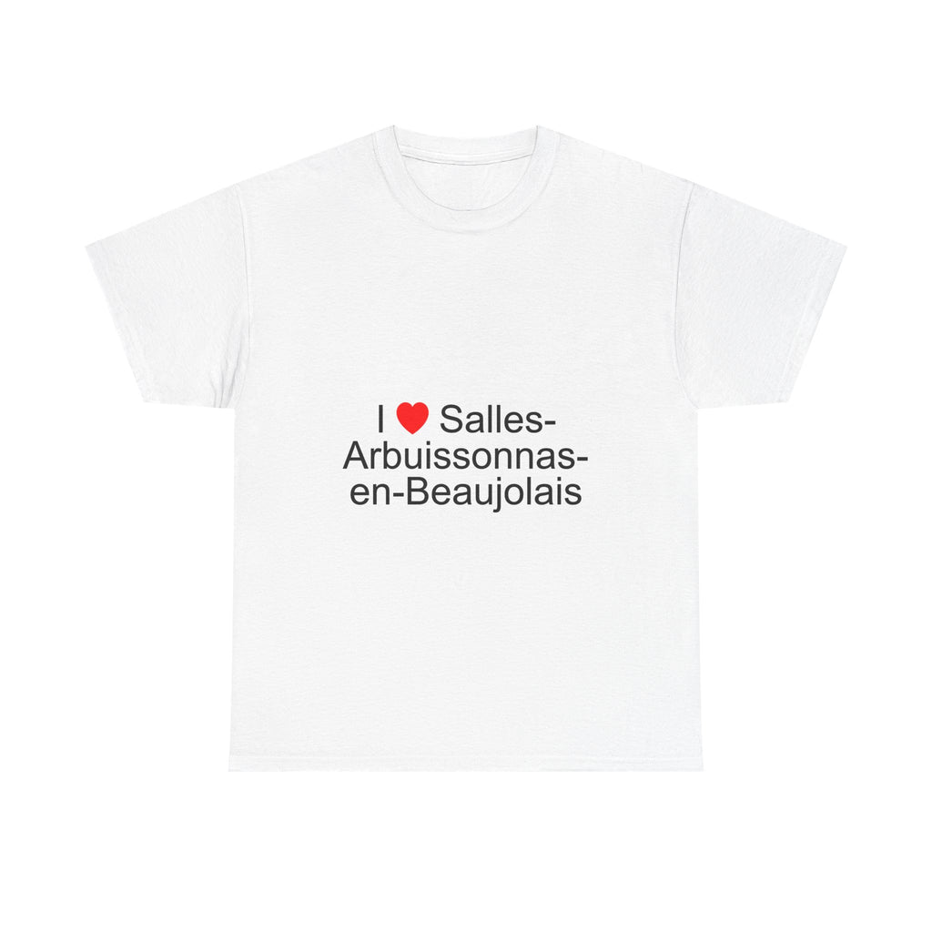 T-shirt I love salles-arbuissonnas-en-beaujolais