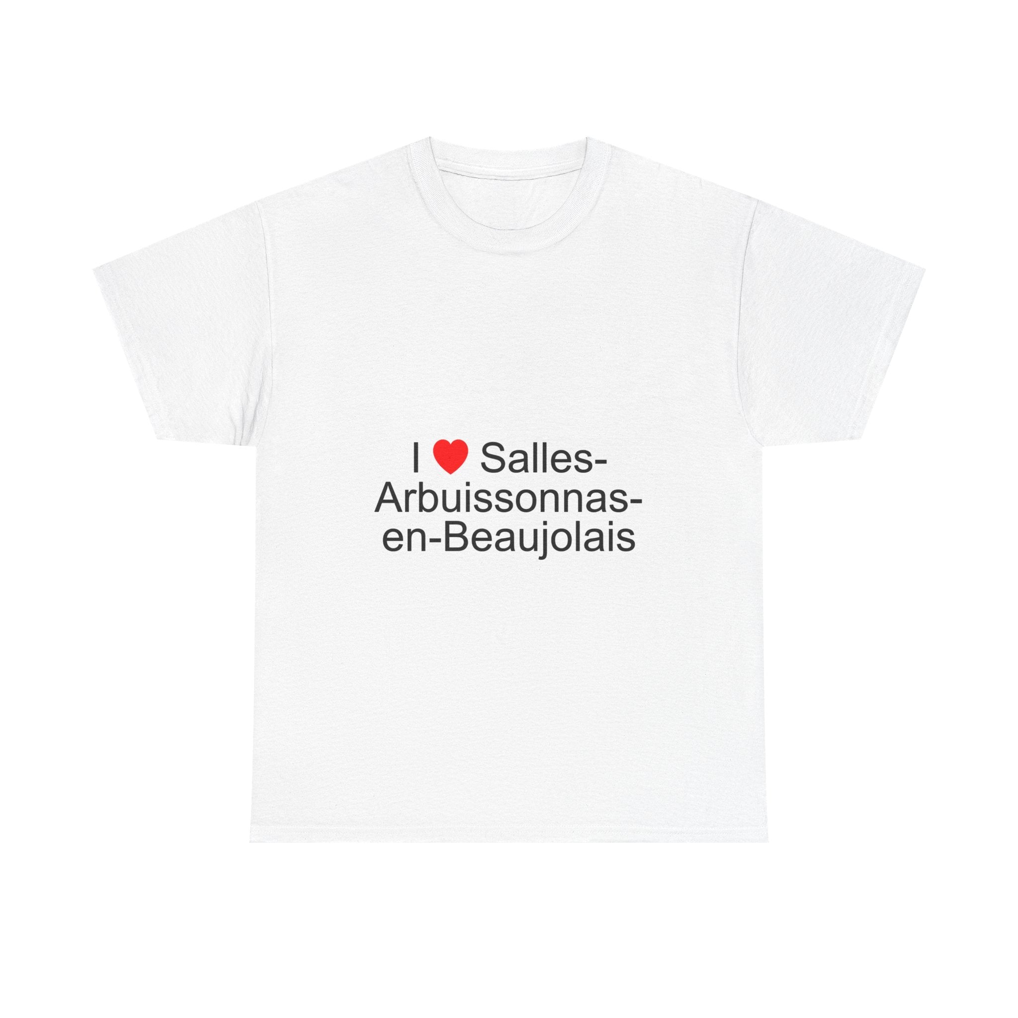 T-shirt I love salles-arbuissonnas-en-beaujolais
