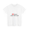 T-Shirt Ich liebe Saint-Jean-de-Livet