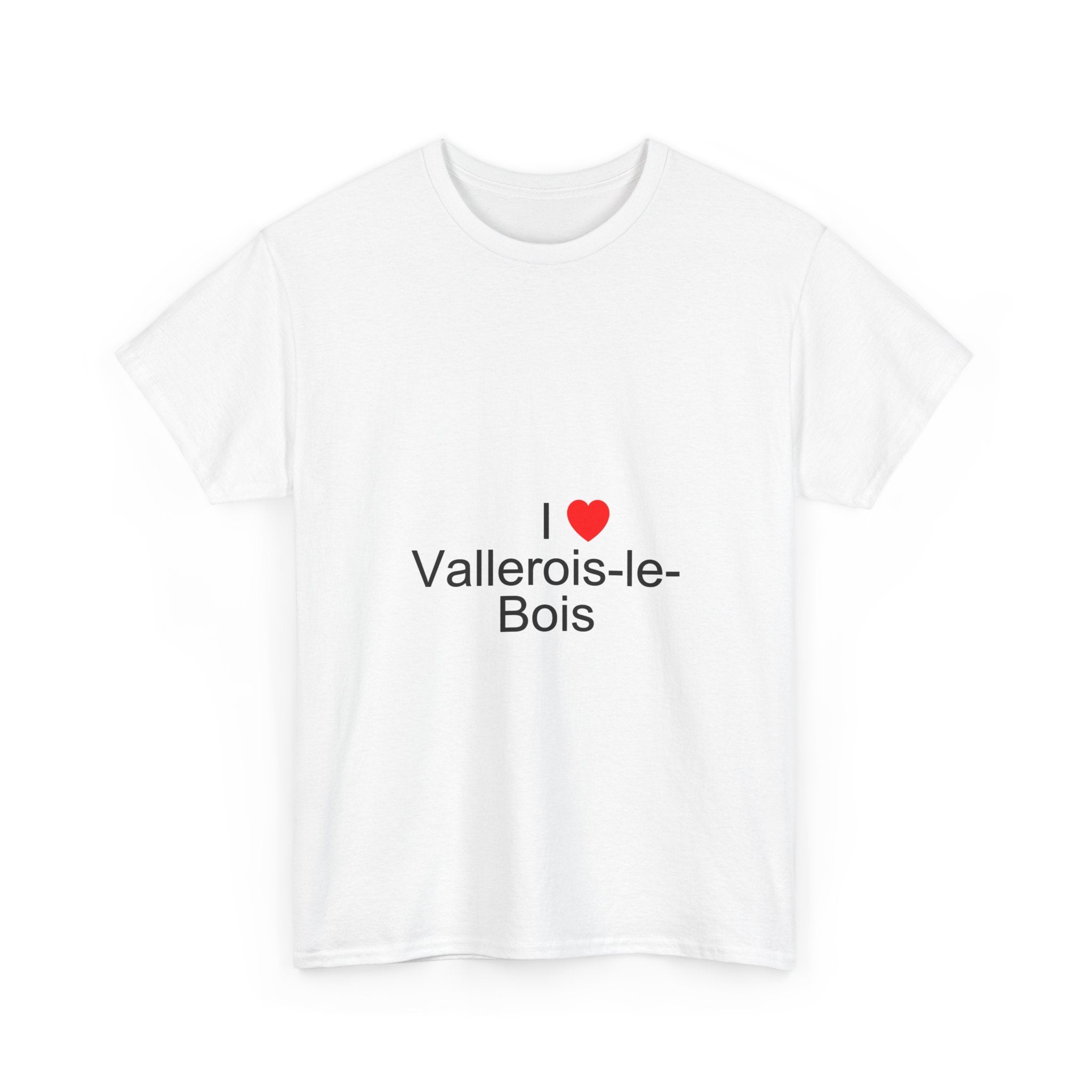 T-shirt I love vallerois-le-bois