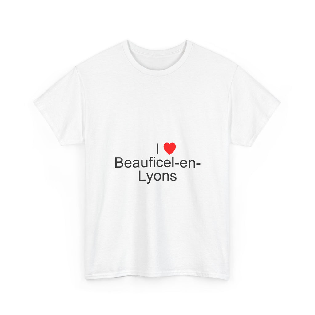 T-shirt I love beauficel-en-lyons