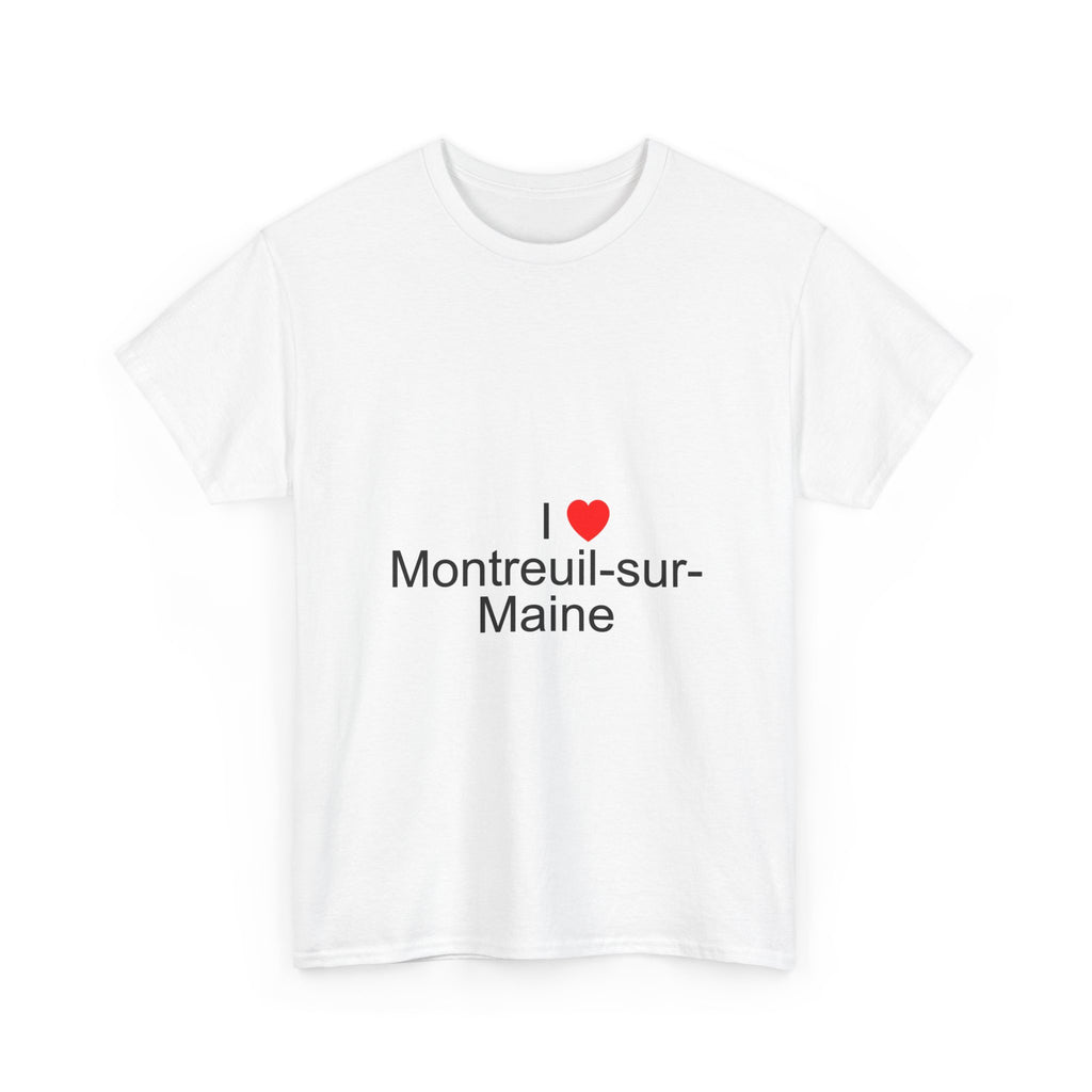 T-shirt I love montreuil-sur-maine
