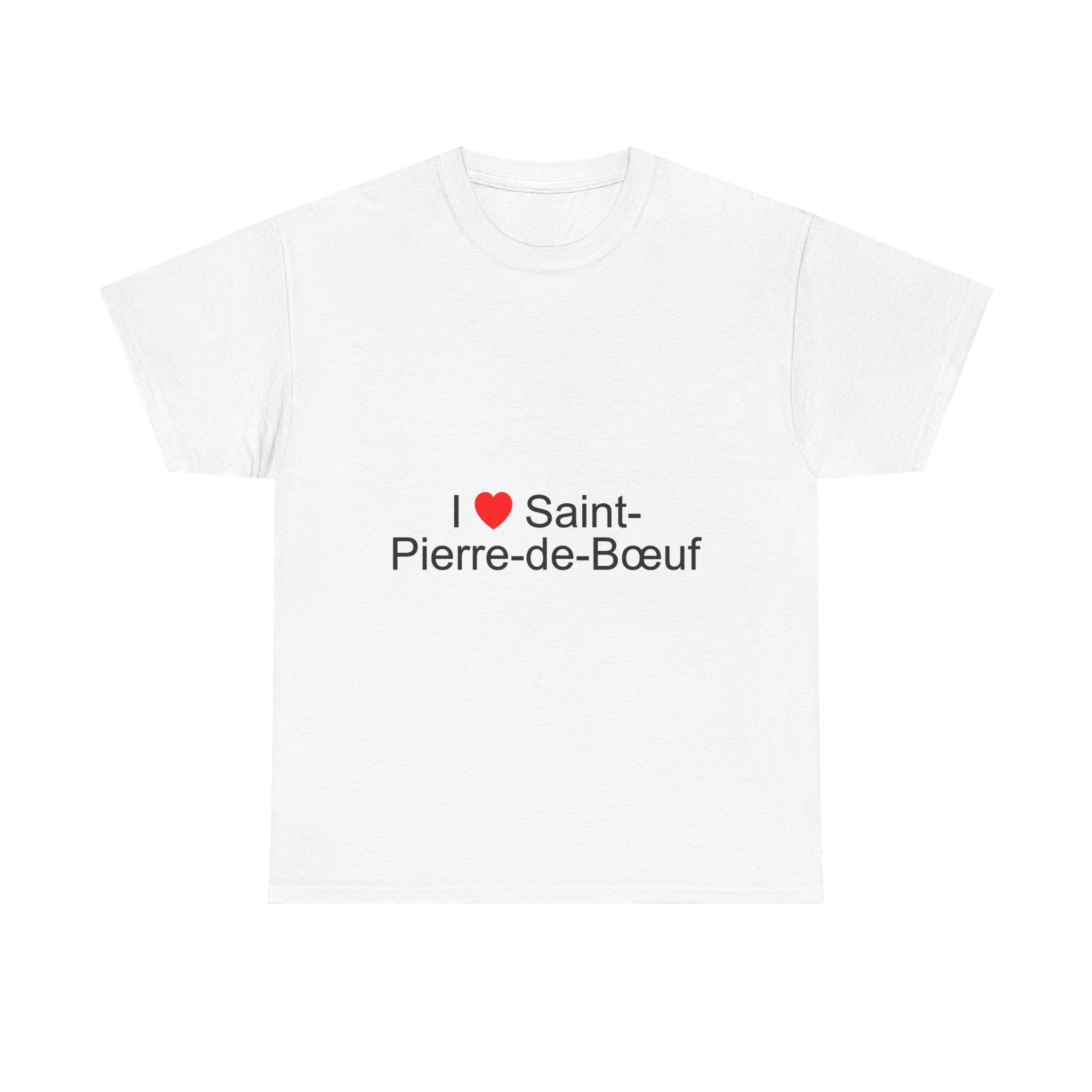 T-shirt I love saint-pierre-de-bœuf