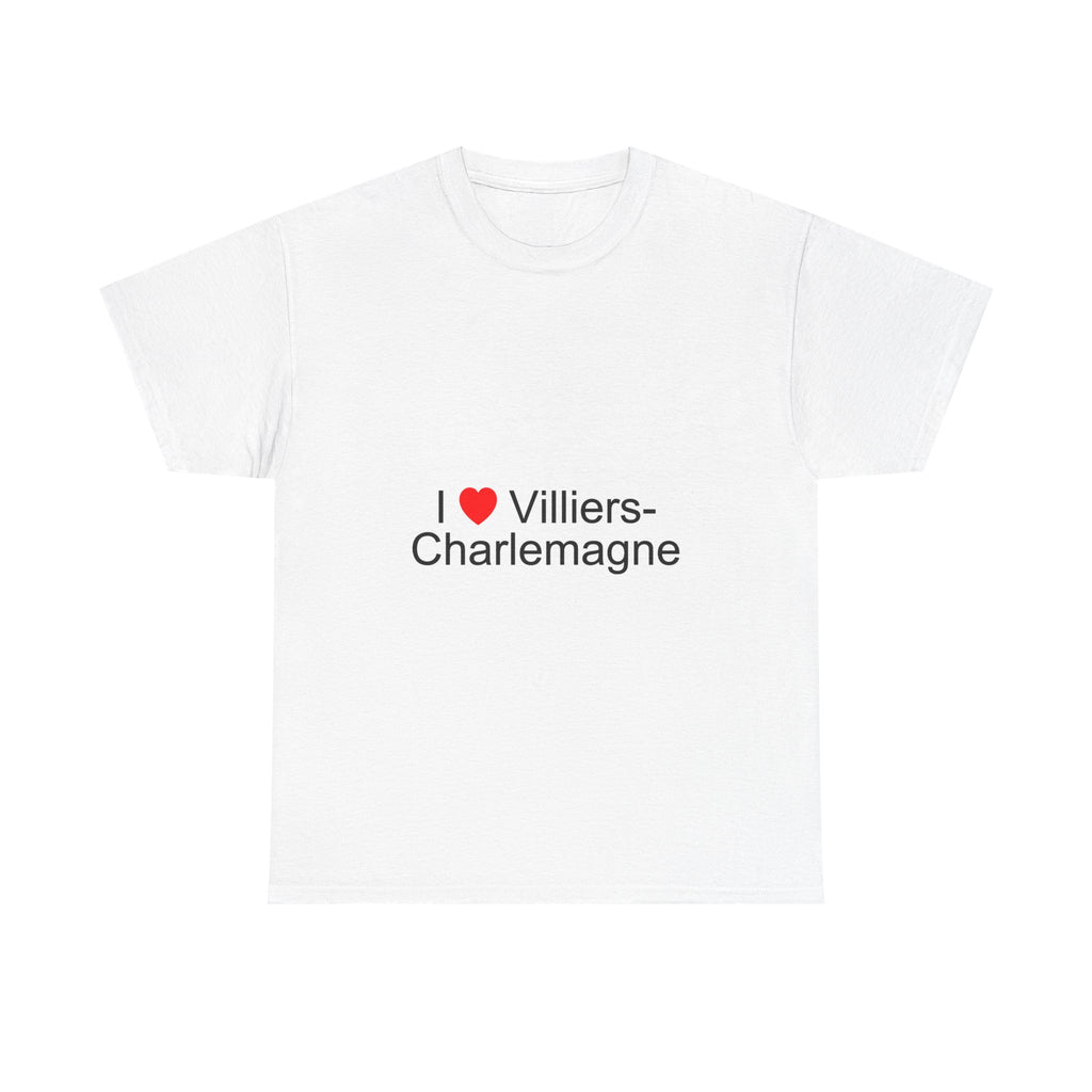 T-shirt I love villiers-charlemagne