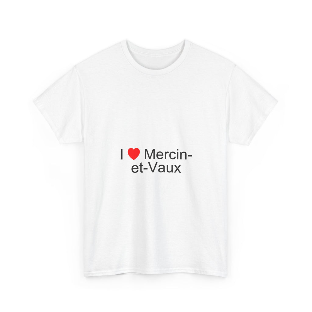 T-Shirt Ich liebe Mercin-et-Vaux