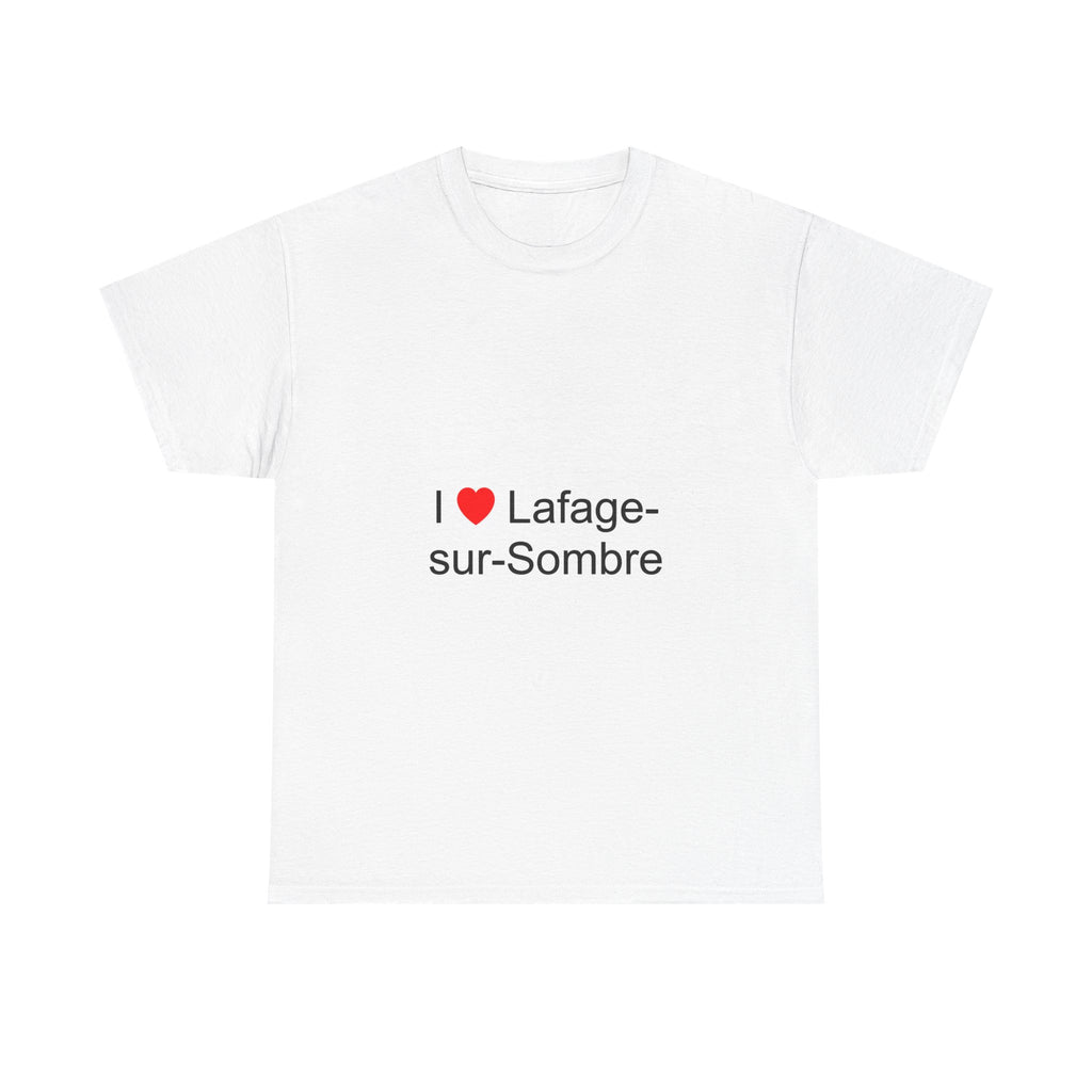 T-shirt I love lafage-sur-sombre
