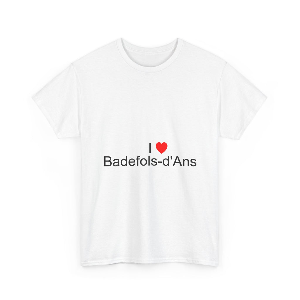 T-shirt I love badefols-d'ans