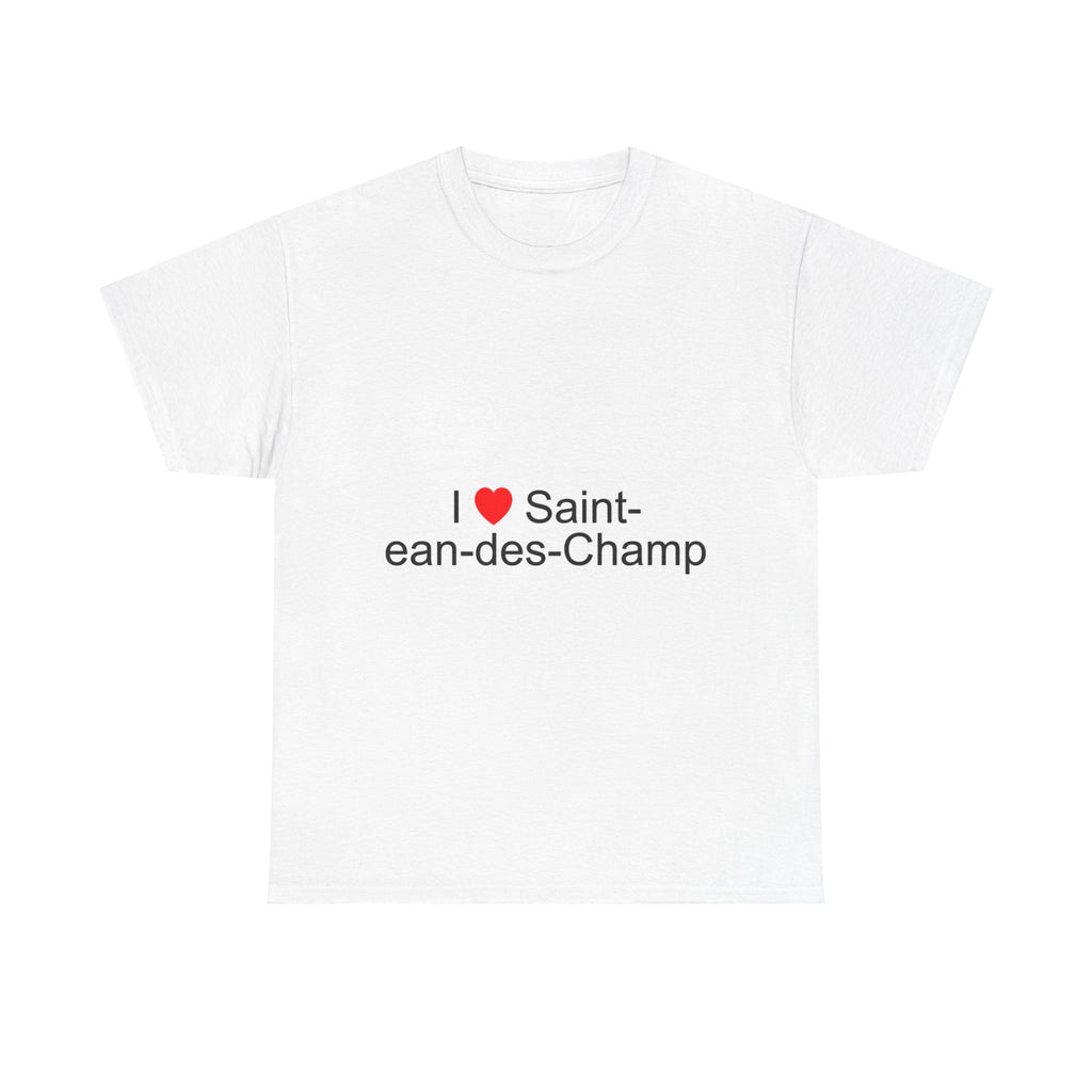 T-shirt I love saint-jean-des-champs