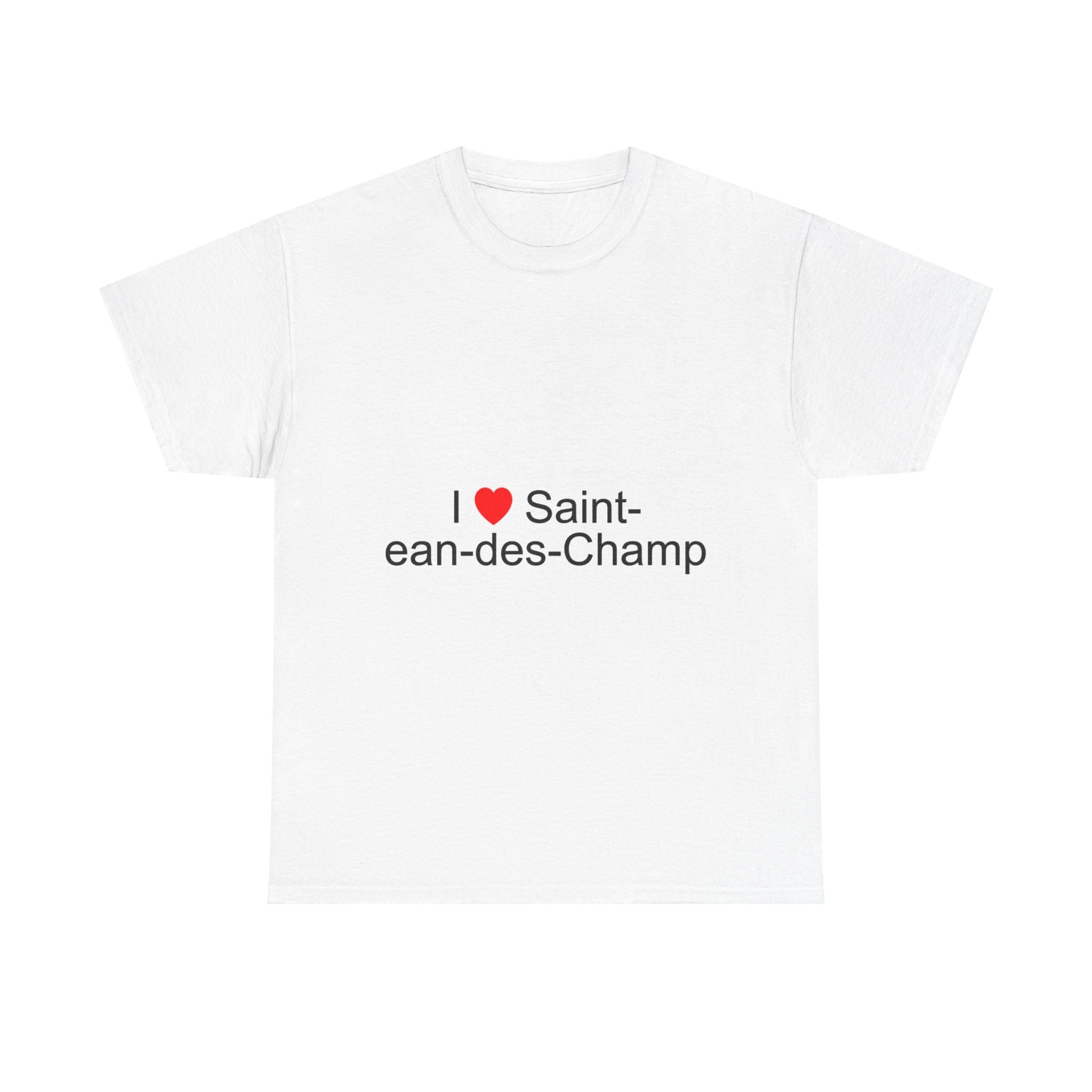 T-shirt I love saint-jean-des-champs