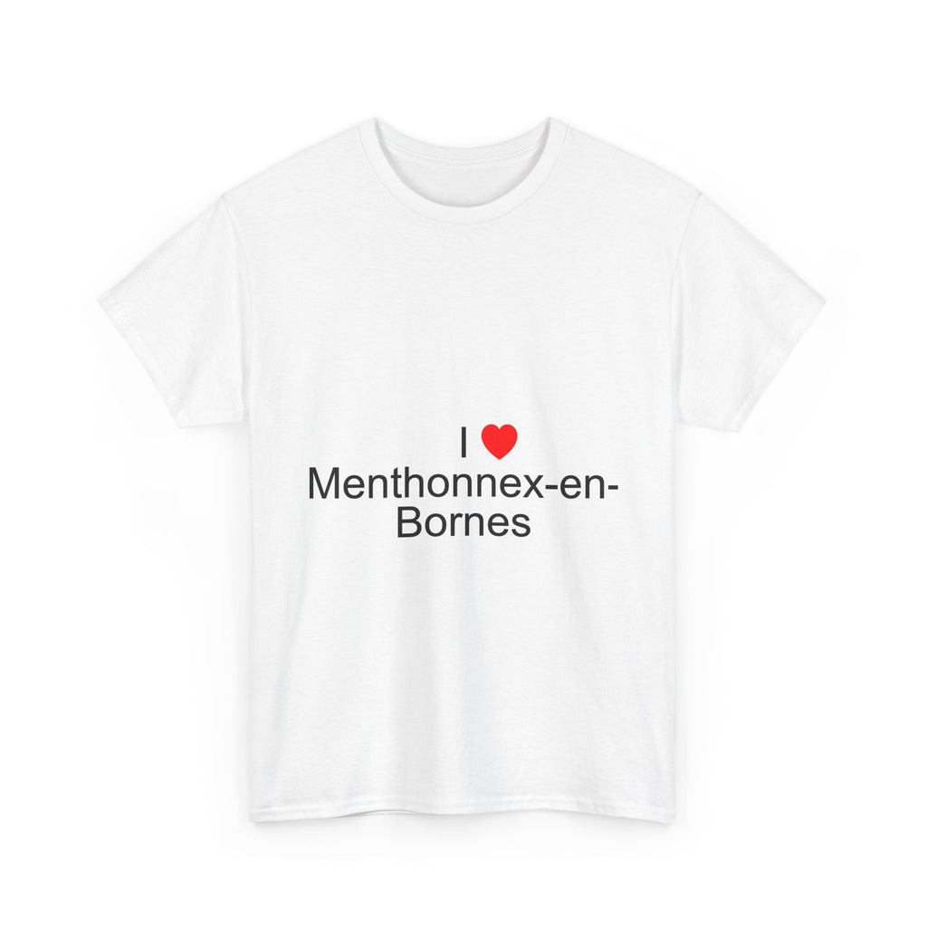 T-shirt I love menthonnex-en-bornes