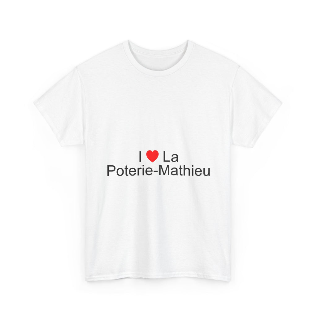 T-shirt I love la poterie-mathieu