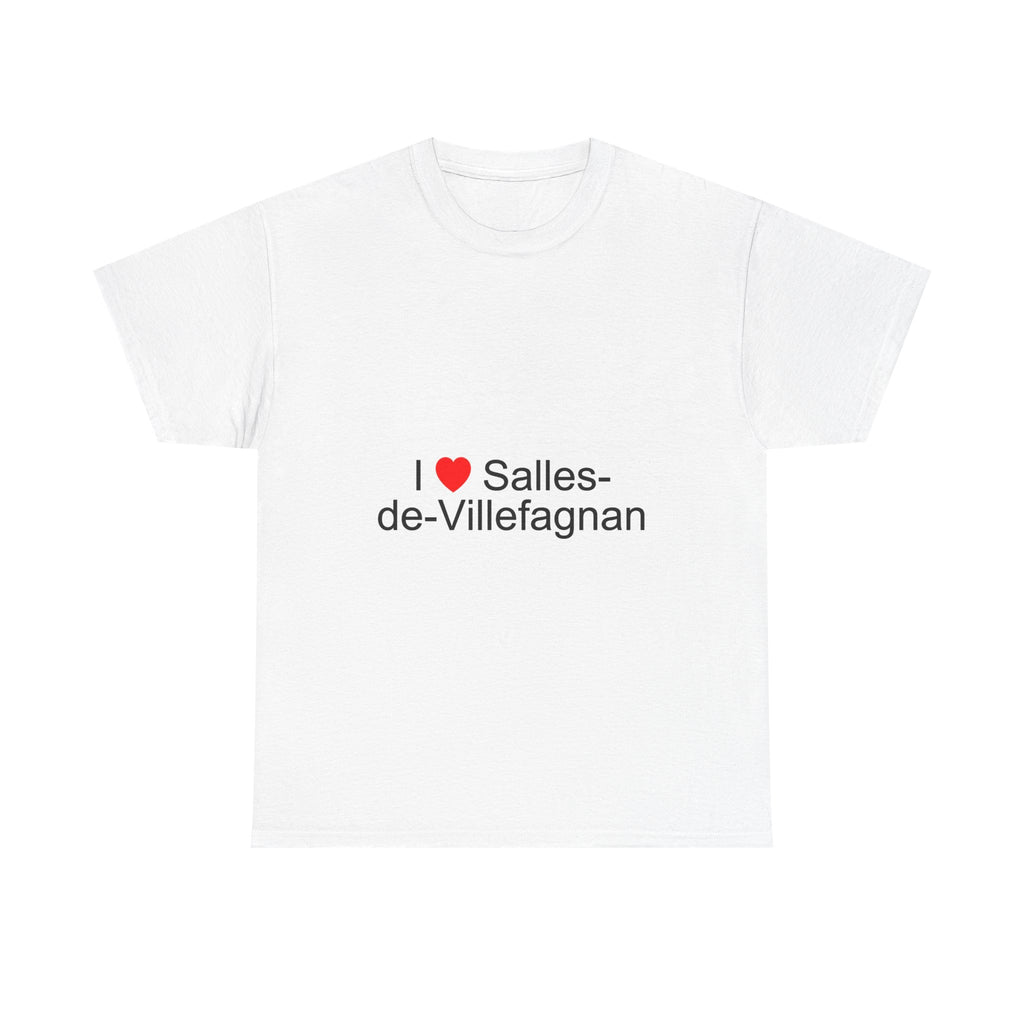 T-Shirt I love Salles-de-Villefagnan