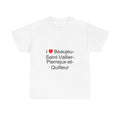 T-shirt I love beaujeu-saint-vallier-pierrejux-et-quitteur