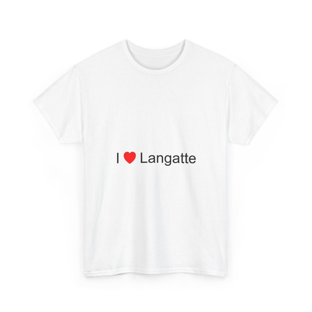 T-shirt I love langatte