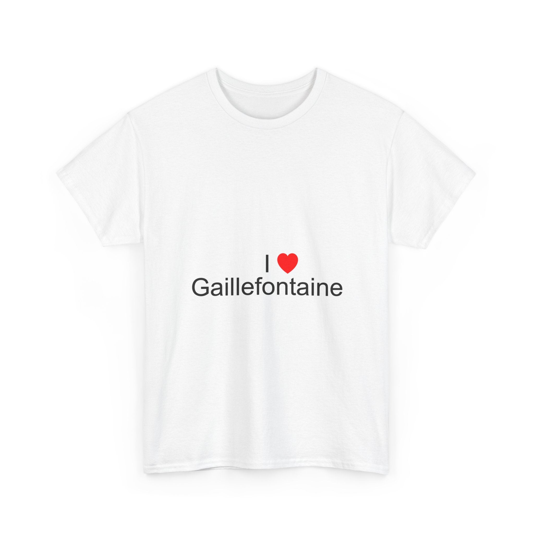 T-shirt I love gaillefontaine