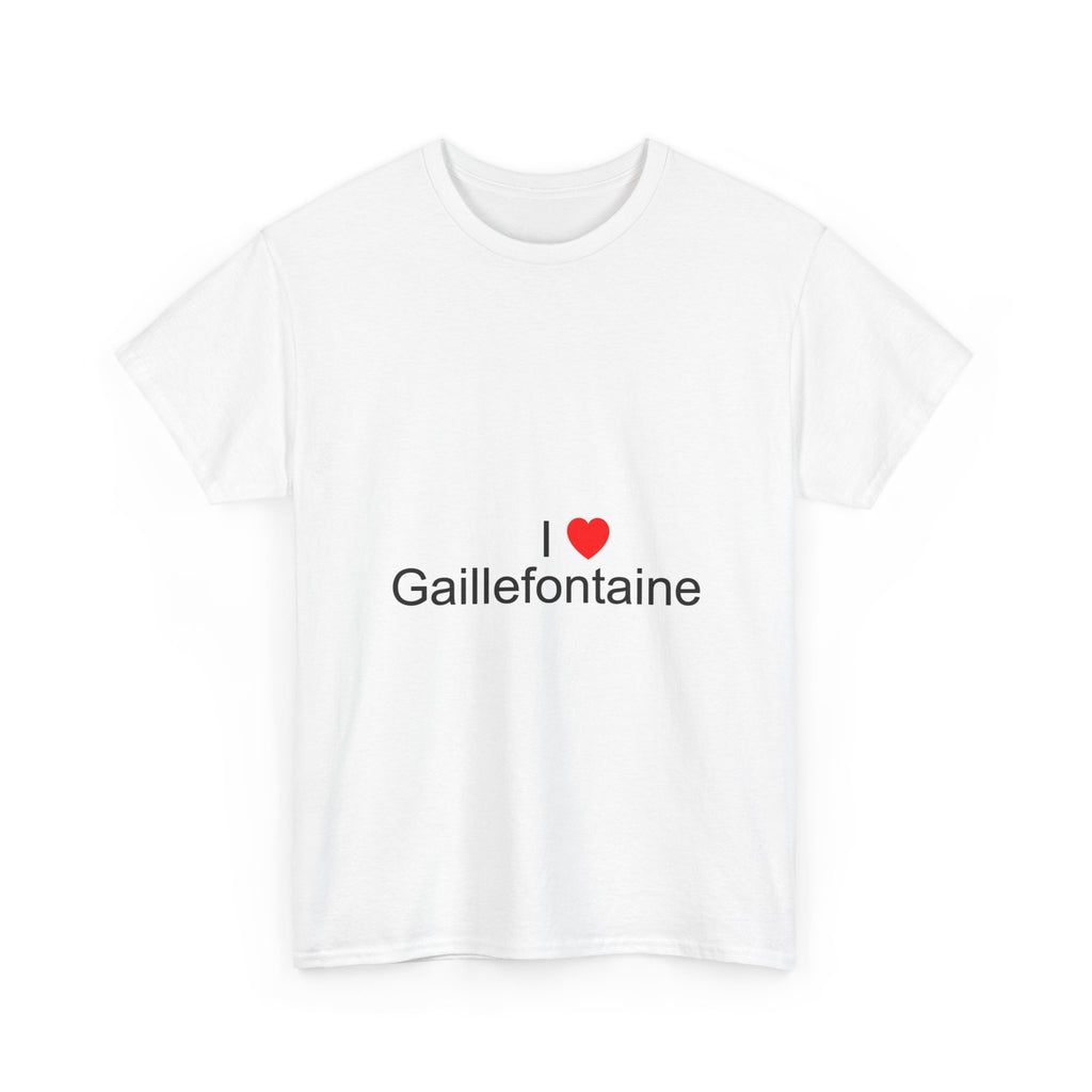 T-shirt I love gaillefontaine