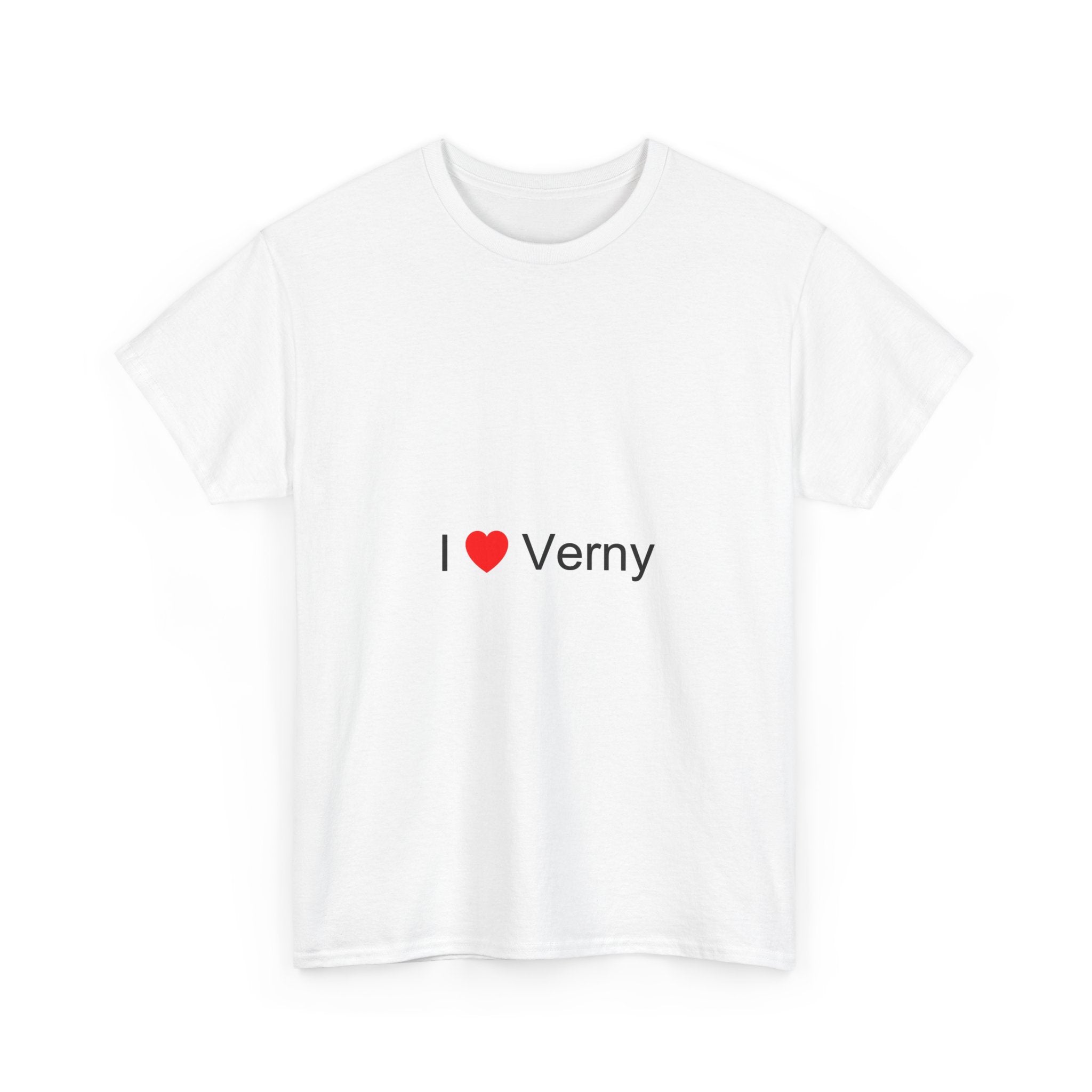 T-shirt I love verny