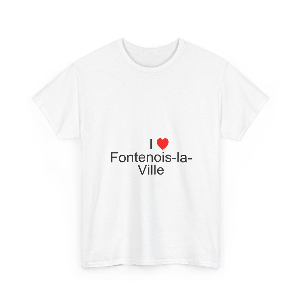 T-shirt I love fontenois-la-ville