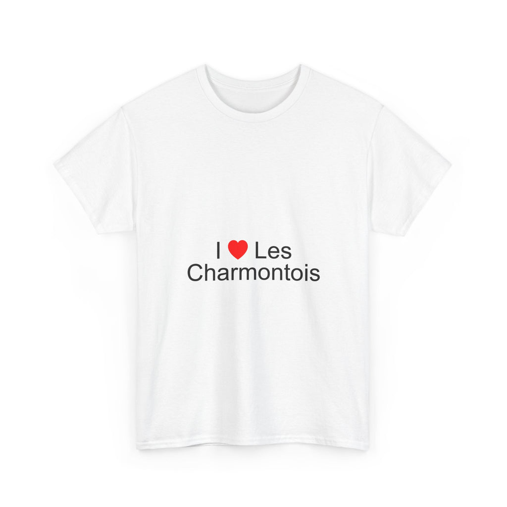 T-shirt I love les charmontois