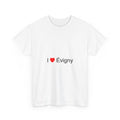 T-Shirt "Ich liebe Évigny"