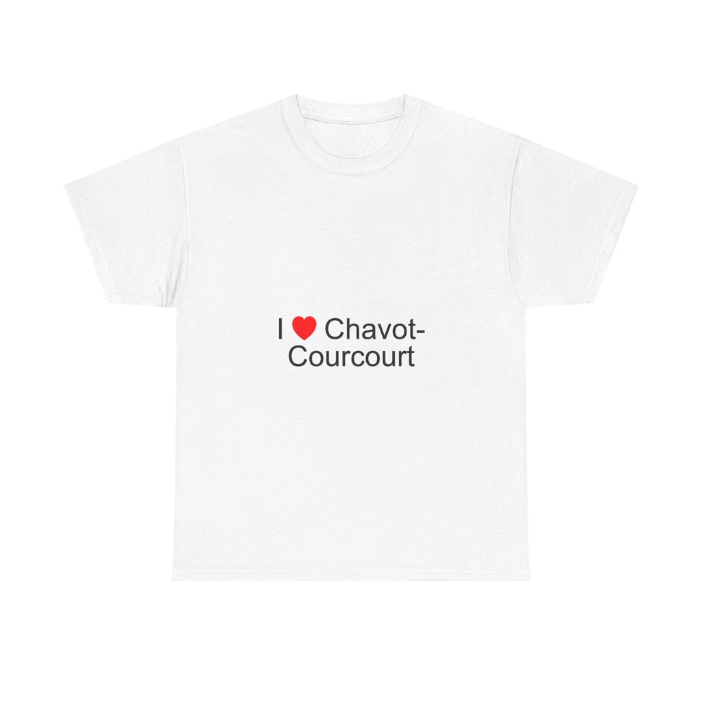T-shirt I love chavot-courcourt