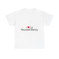 T-shirt I love le rousset-marizy