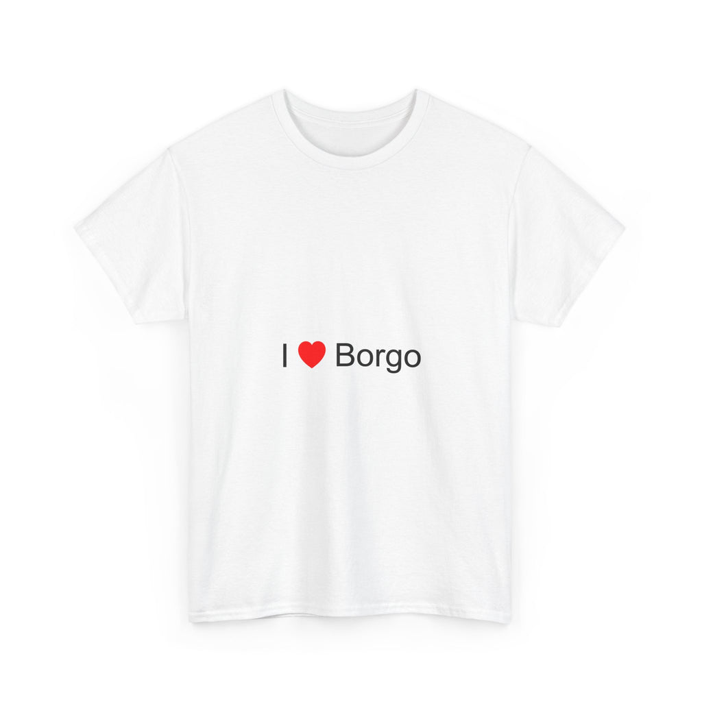 T-shirt I love borgo