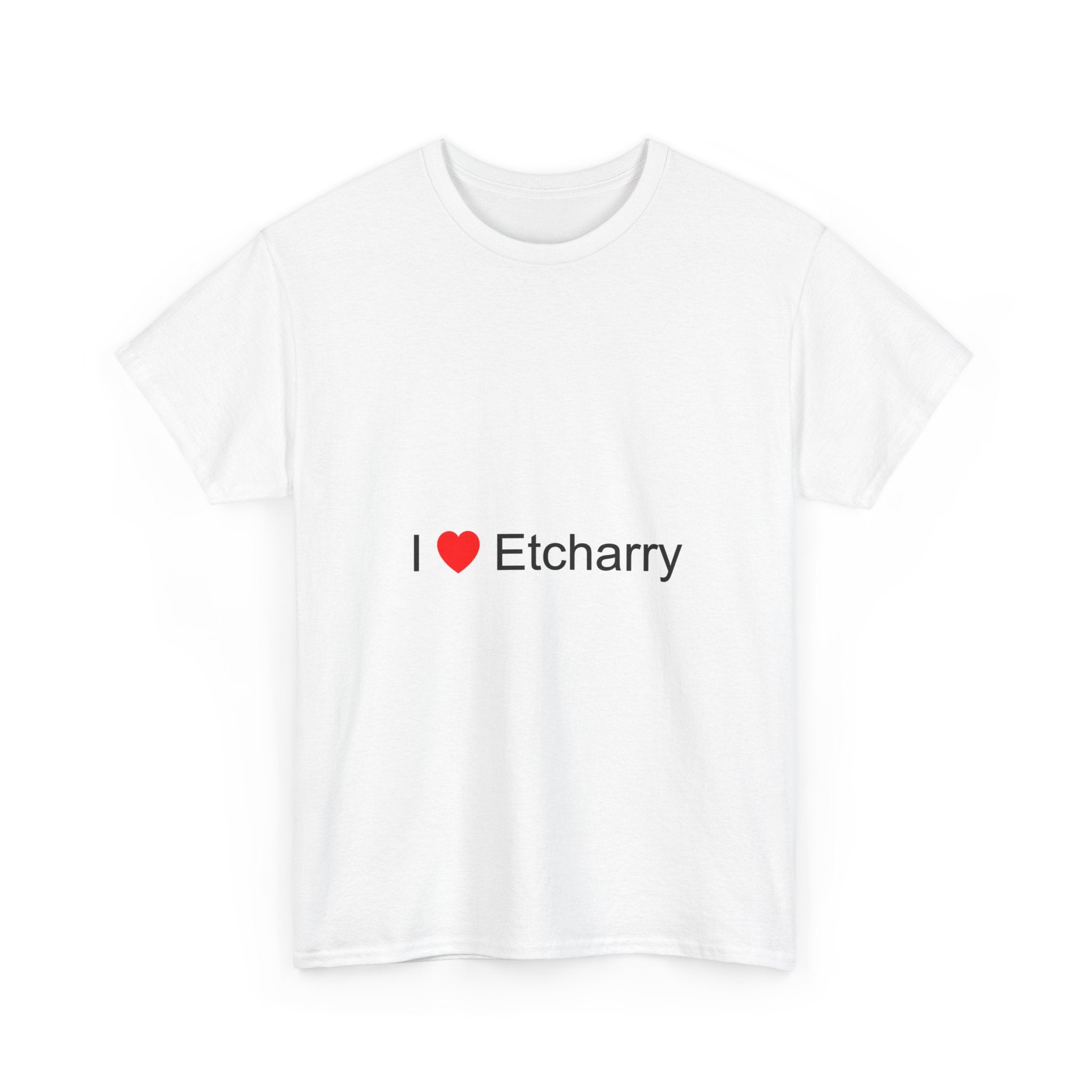 T-shirt I love etcharry