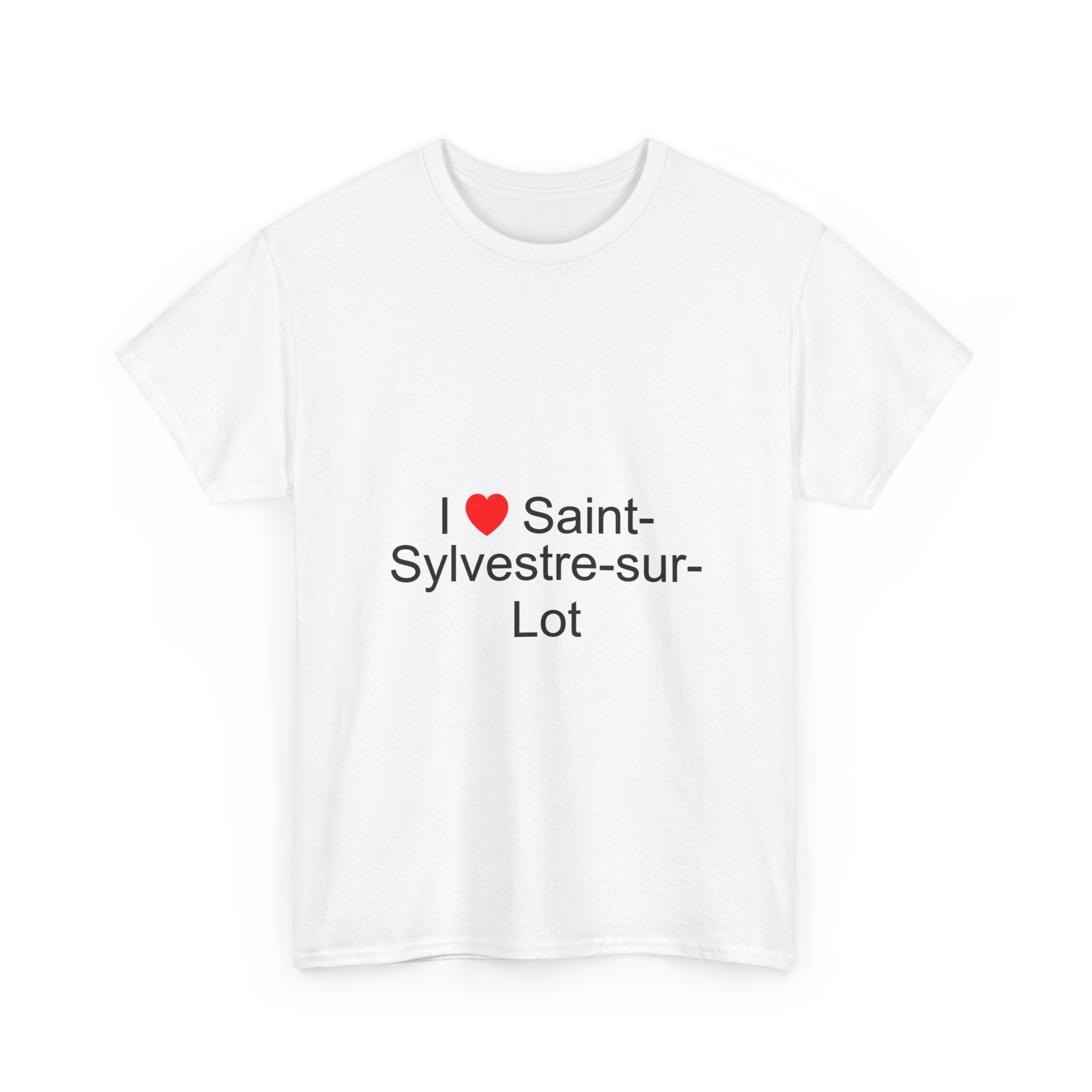 T-shirt I love saint-sylvestre-sur-lot
