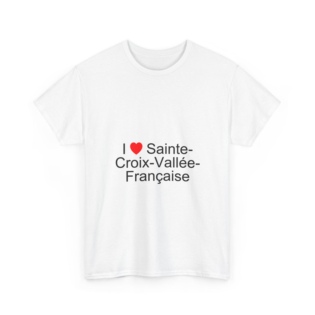 T-shirt I love sainte-croix-vallée-française
