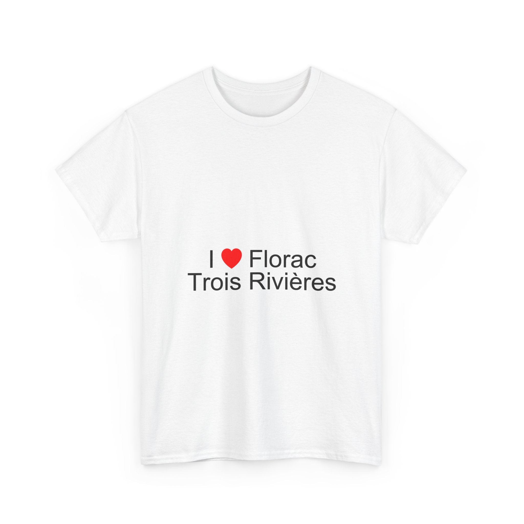 T-shirt I love florac trois rivières